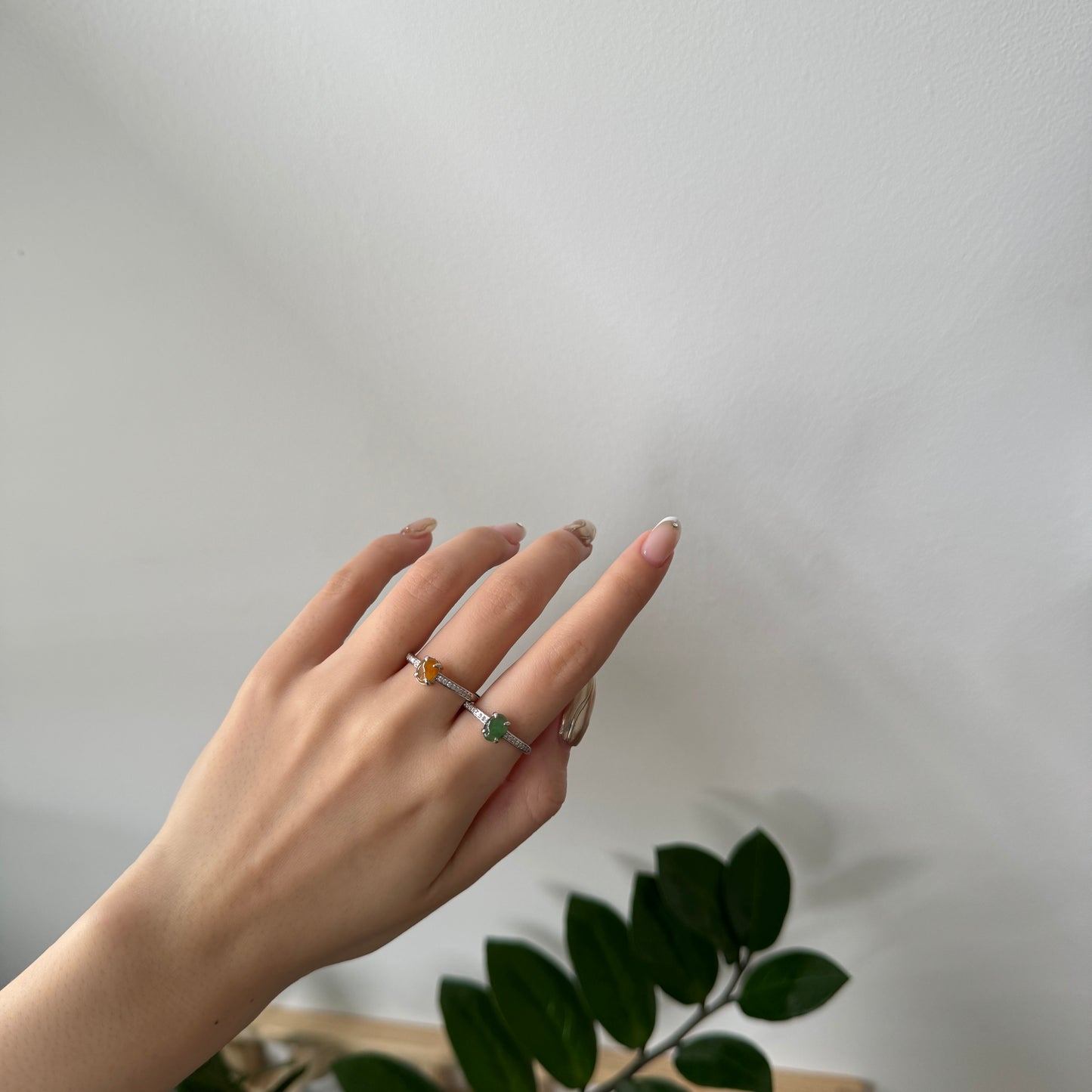 Minimalist Jadeite Rings