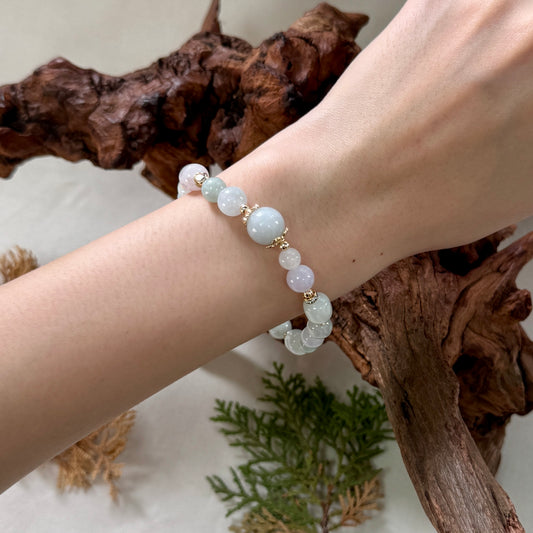 STACK | Pastel Jadeite Beaded Bracelet