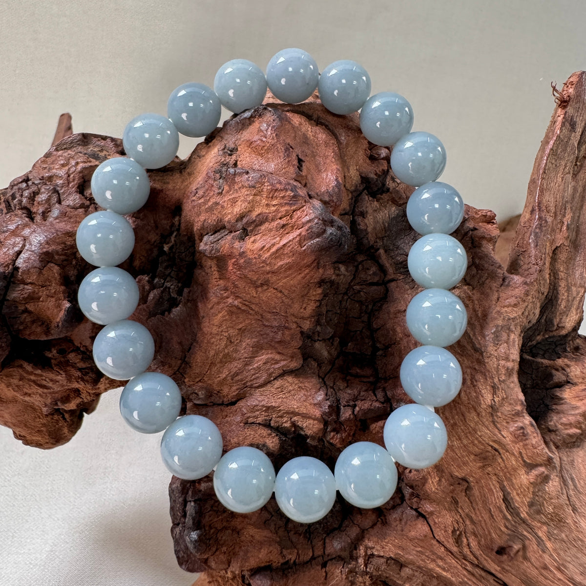 STACK | Powder Blue Jadeite Beaded Bracelet