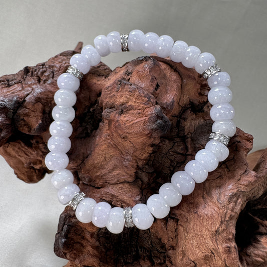 STACK | Lavender Jadeite Abacus Beaded Bracelet