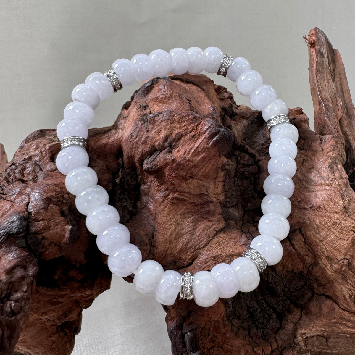 STACK | Lavender Jadeite Abacus Beaded Bracelet