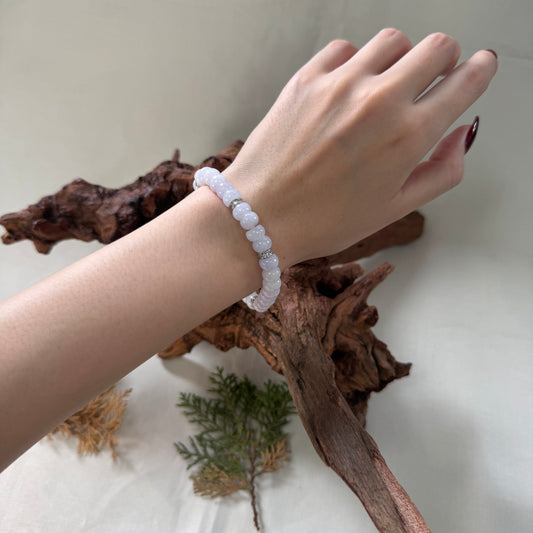 STACK | Lavender Jadeite Abacus Beaded Bracelet