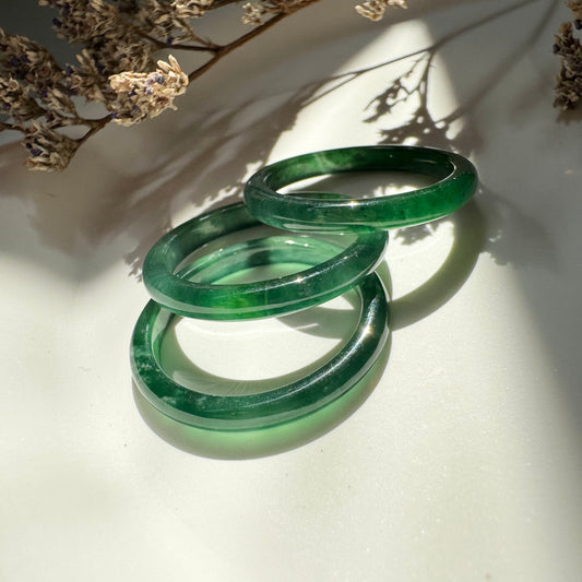 VERONESE SKINNY JADEITE RINGS