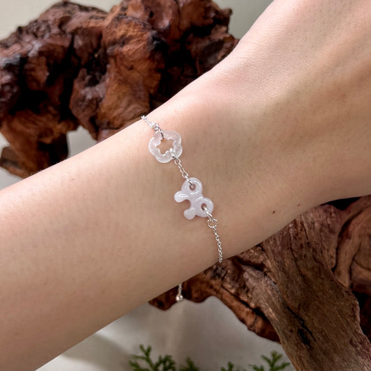 STACK | Fleur Bow Jadeite Bracelet