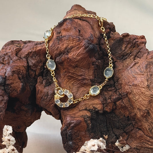 Interlocked Jadeite Bracelet