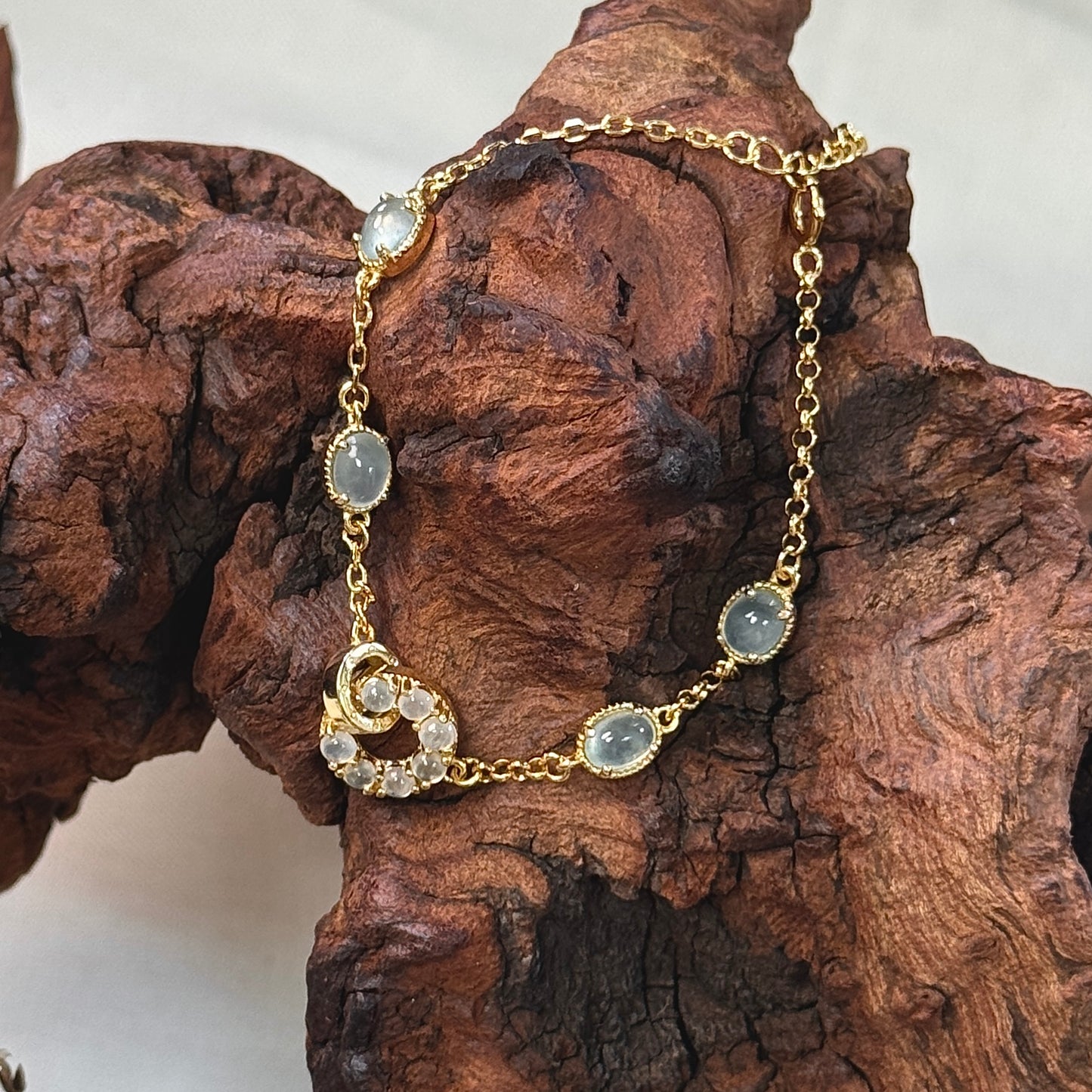 Interlocked Jadeite Bracelet