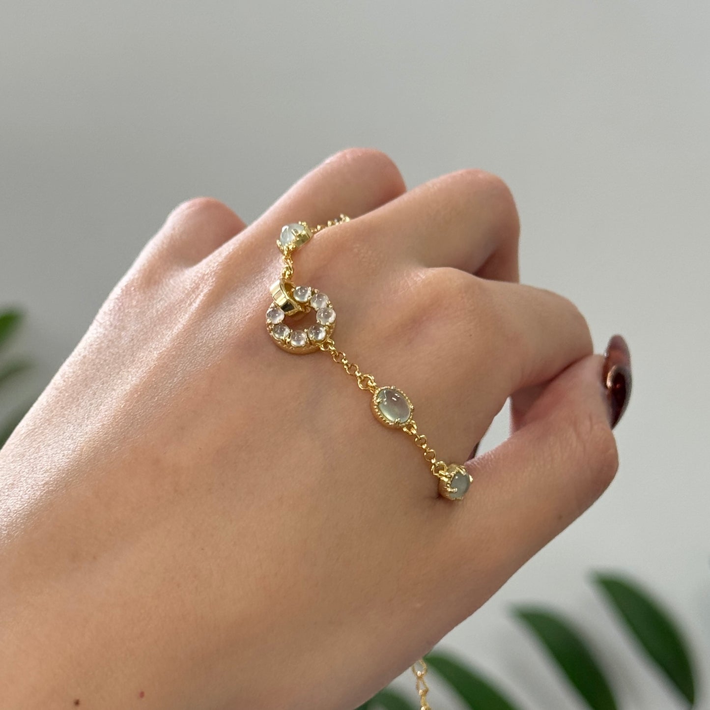 Interlocked Jadeite Bracelet