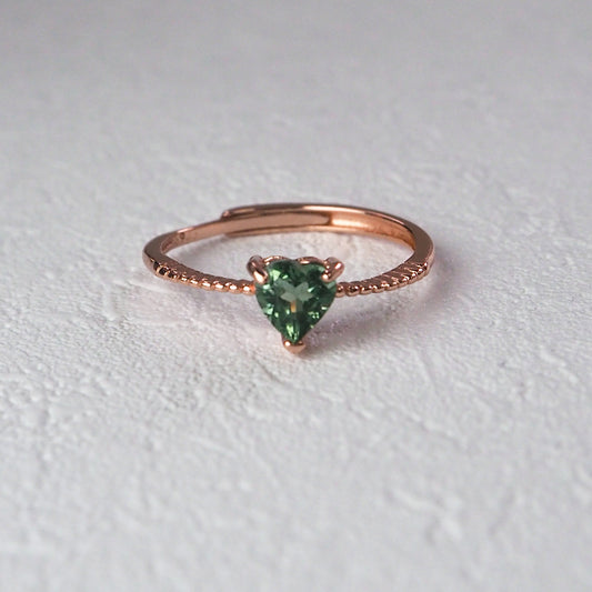 Heart Tourmaline Ring