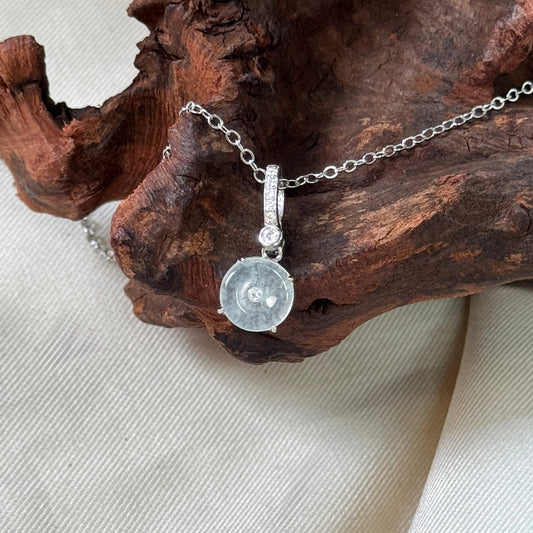 Ān Jadeite Necklace- White