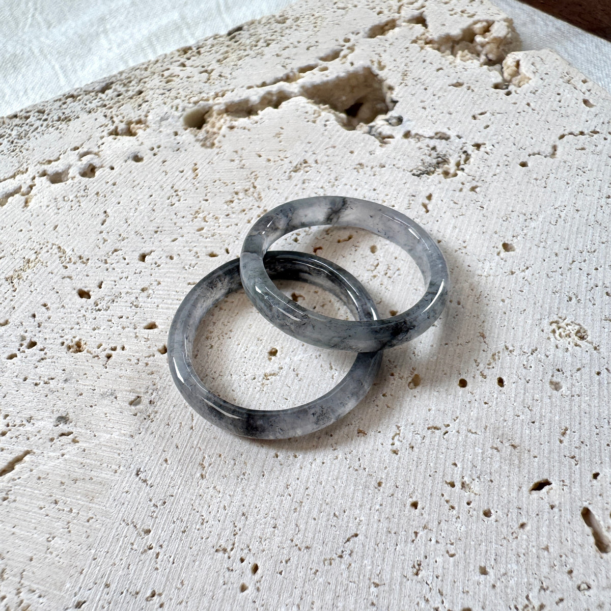 STAPLE | Skinny Wuji Jadeite Rings
