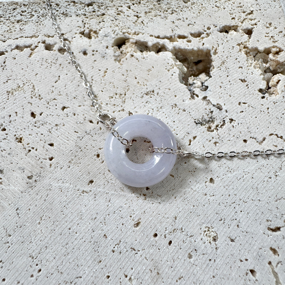 STAPLE | Lavender Doughnut Jadeite Bracelet