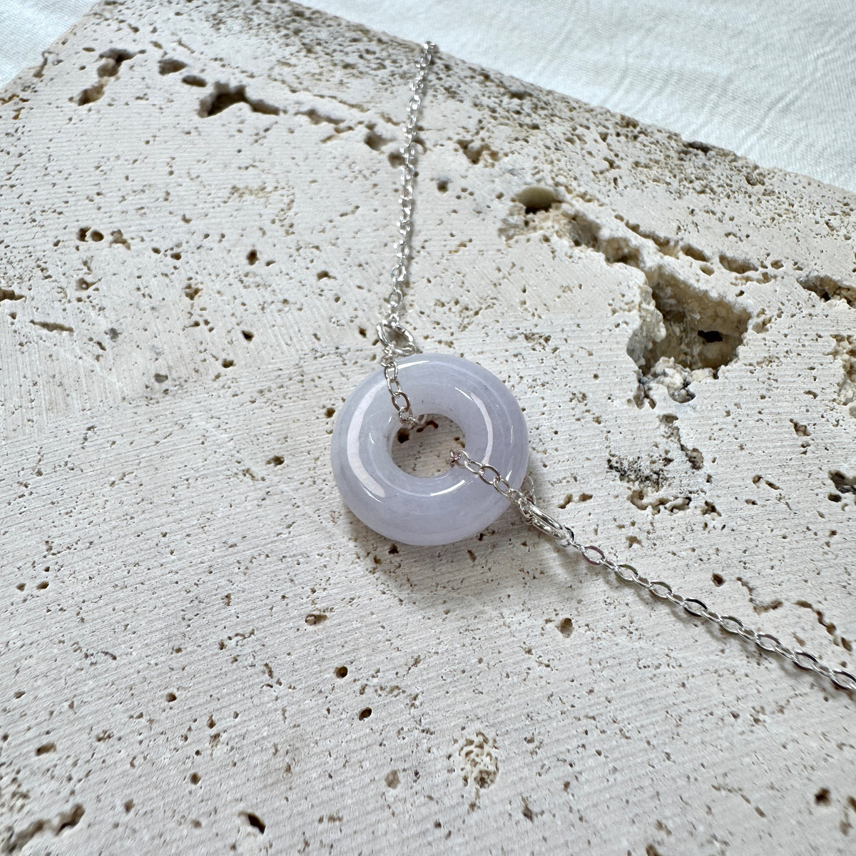 STAPLE | Lavender Doughnut Jadeite Bracelet