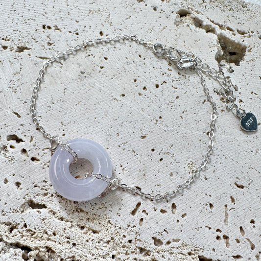 STAPLE | Lavender Doughnut Jadeite Bracelet