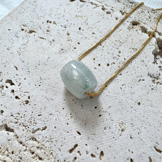 STAPLE | Barrel Jadeite Necklace (Round)