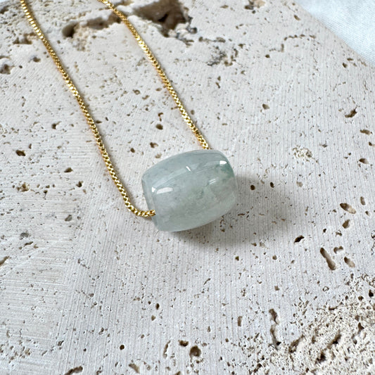 STAPLE | Barrel Jadeite Necklace (Round)