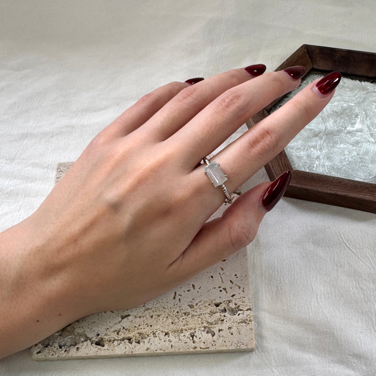 STAPLE | East-West Jadeite Ring (I)