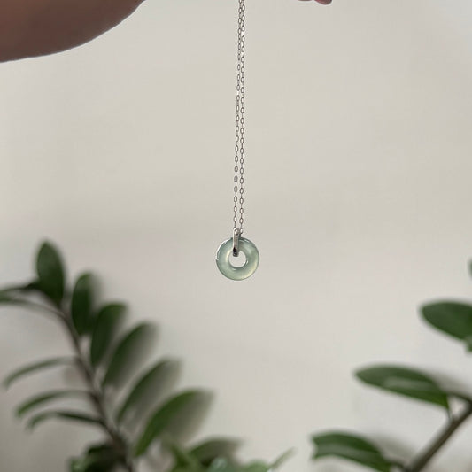 STAPLE |  Petite Jadeite Doughnut Necklace