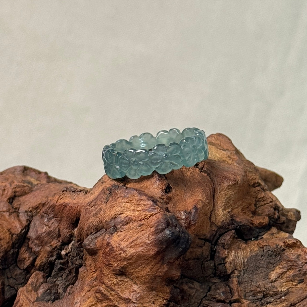 Garland Jadeite Rings