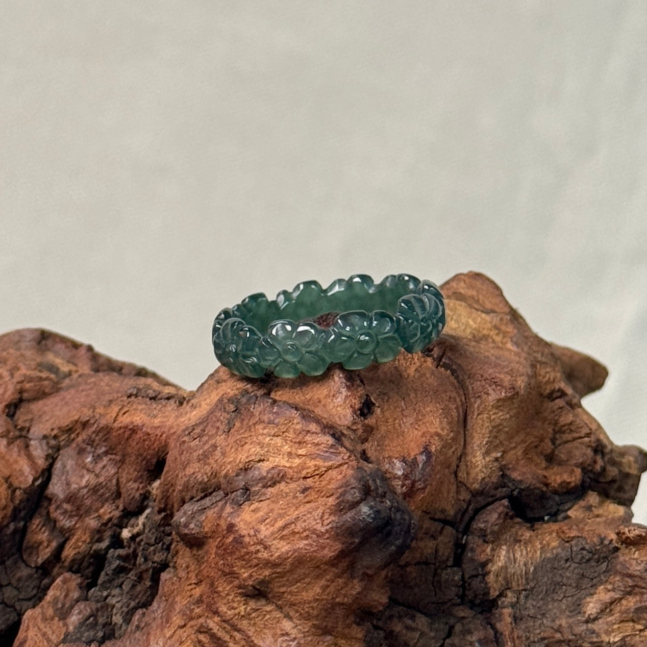 Garland Jadeite Rings