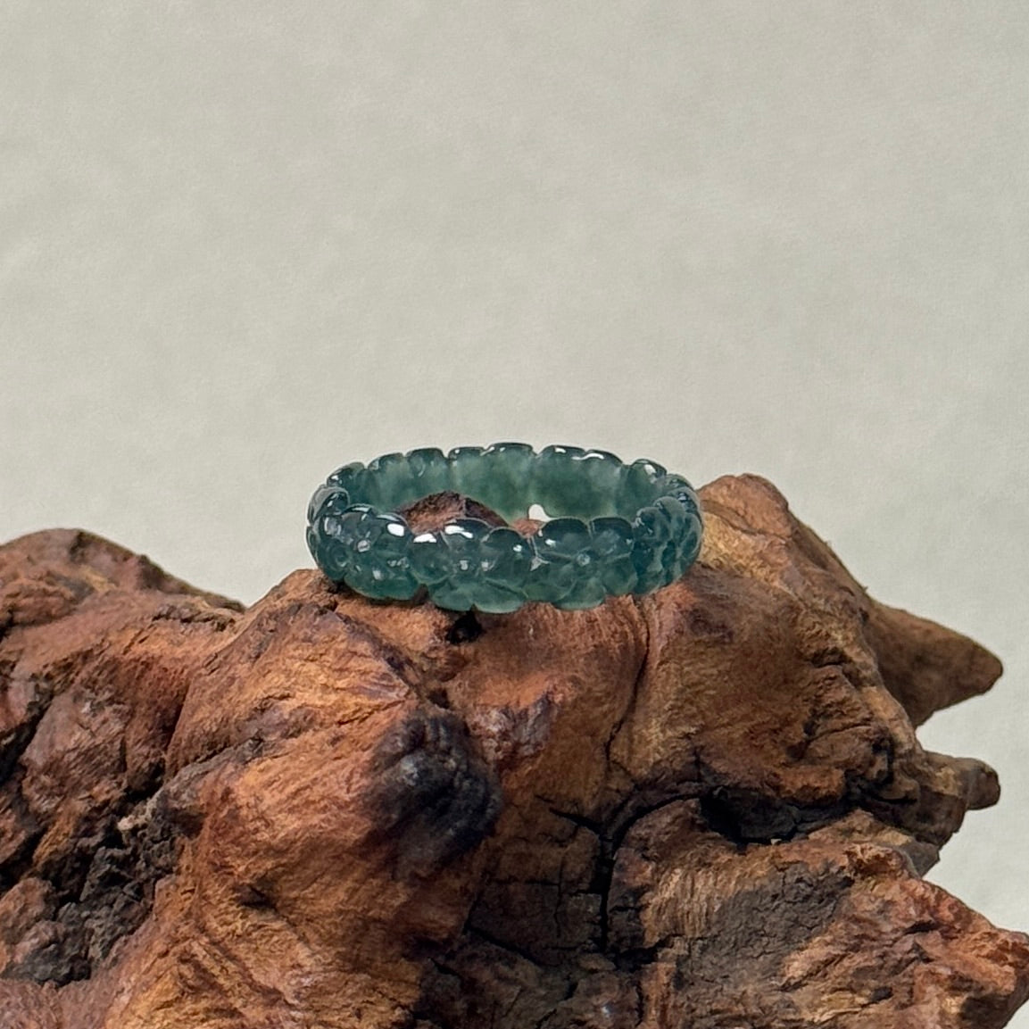 Garland Jadeite Rings