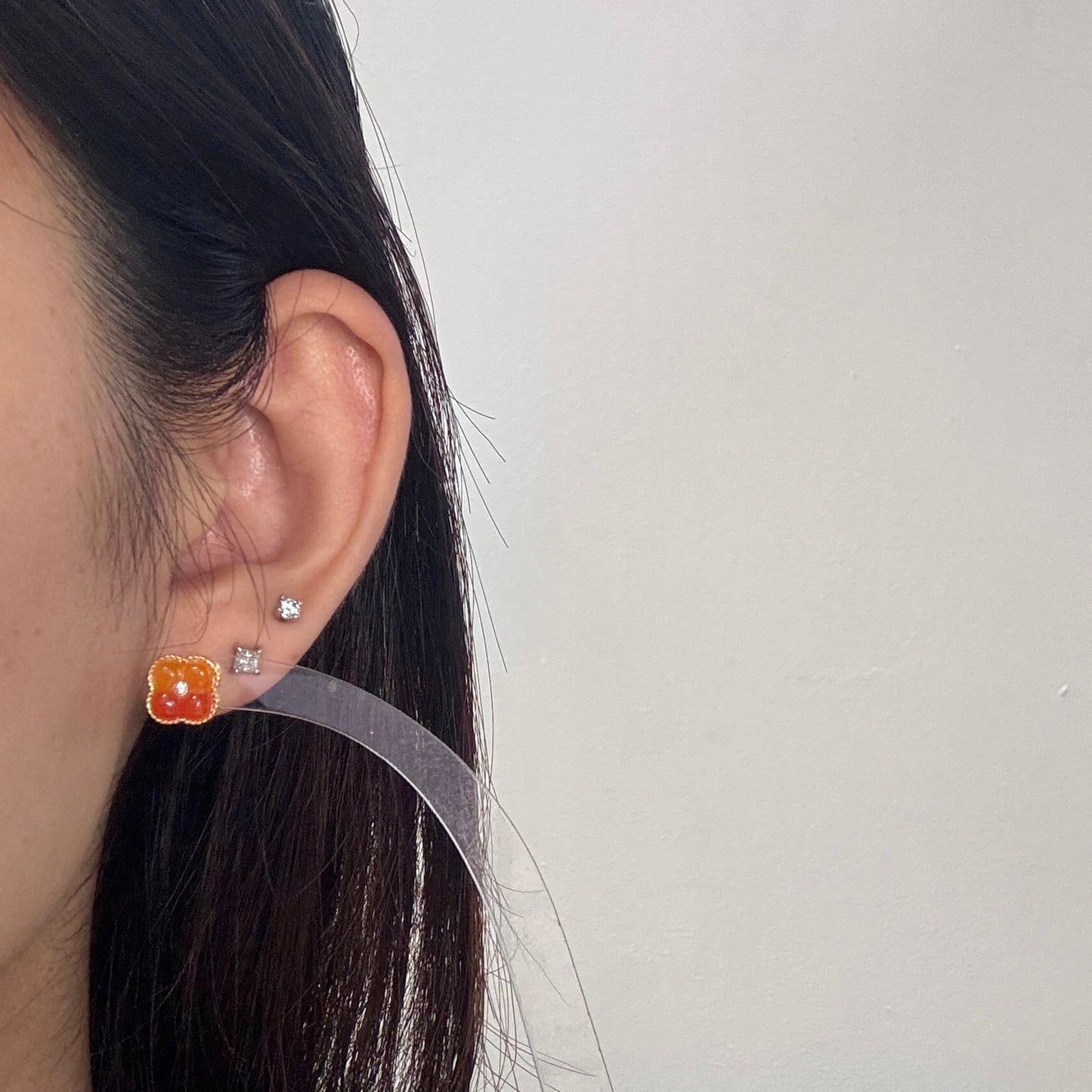 Osmanthus Jadeite Earrings- Small