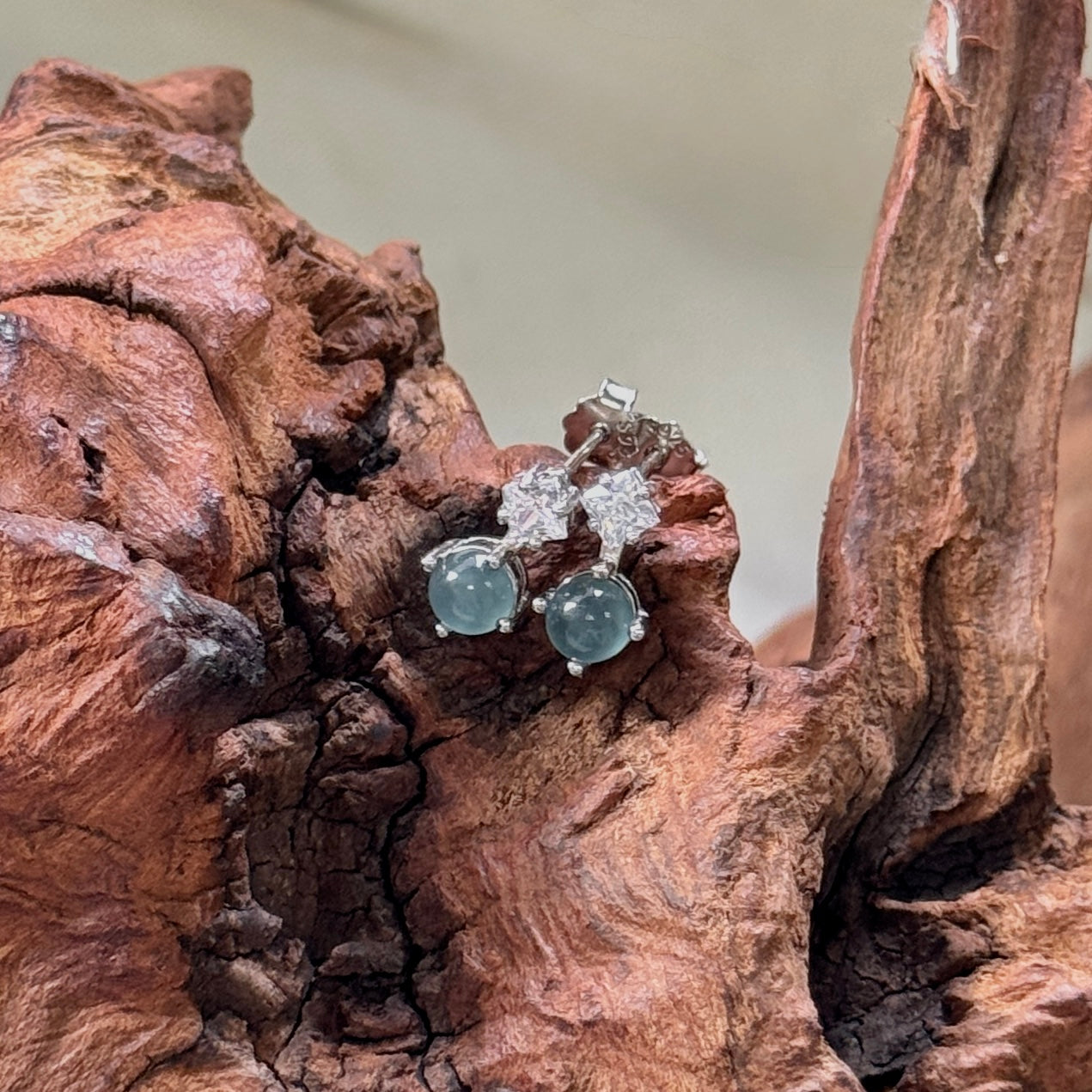 Lumi Jadeite Drop Earrings