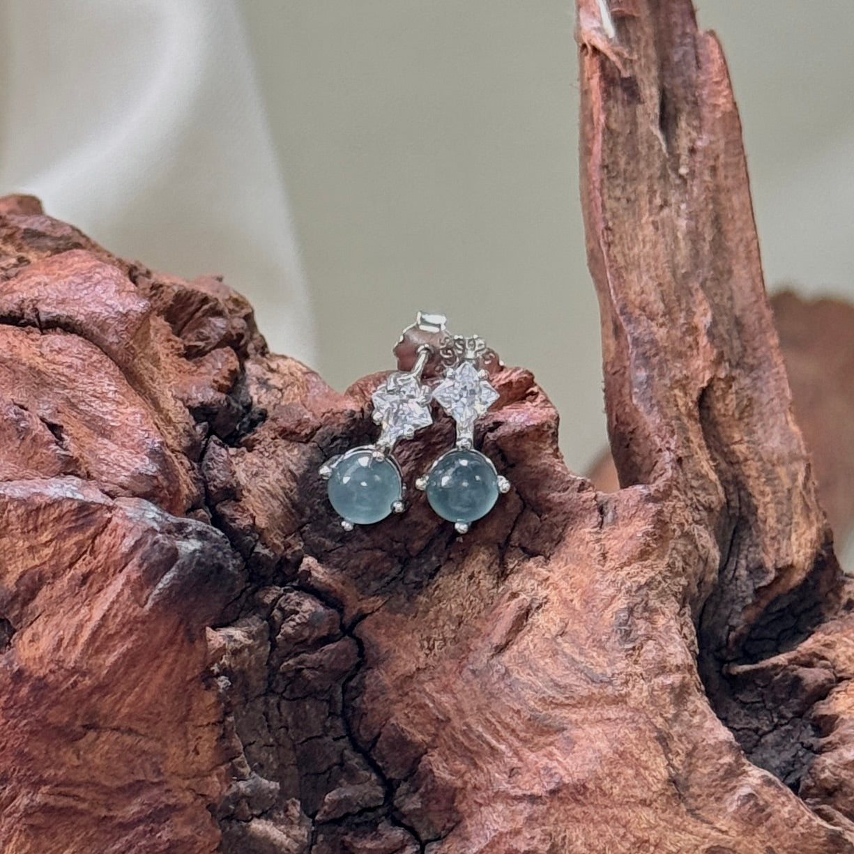 Lumi Jadeite Drop Earrings