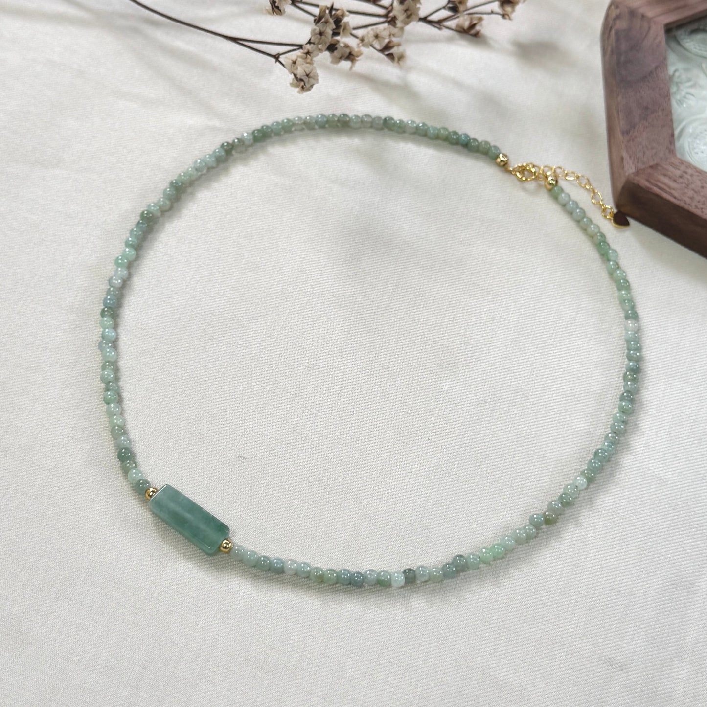 Jadeite Bar Necklace