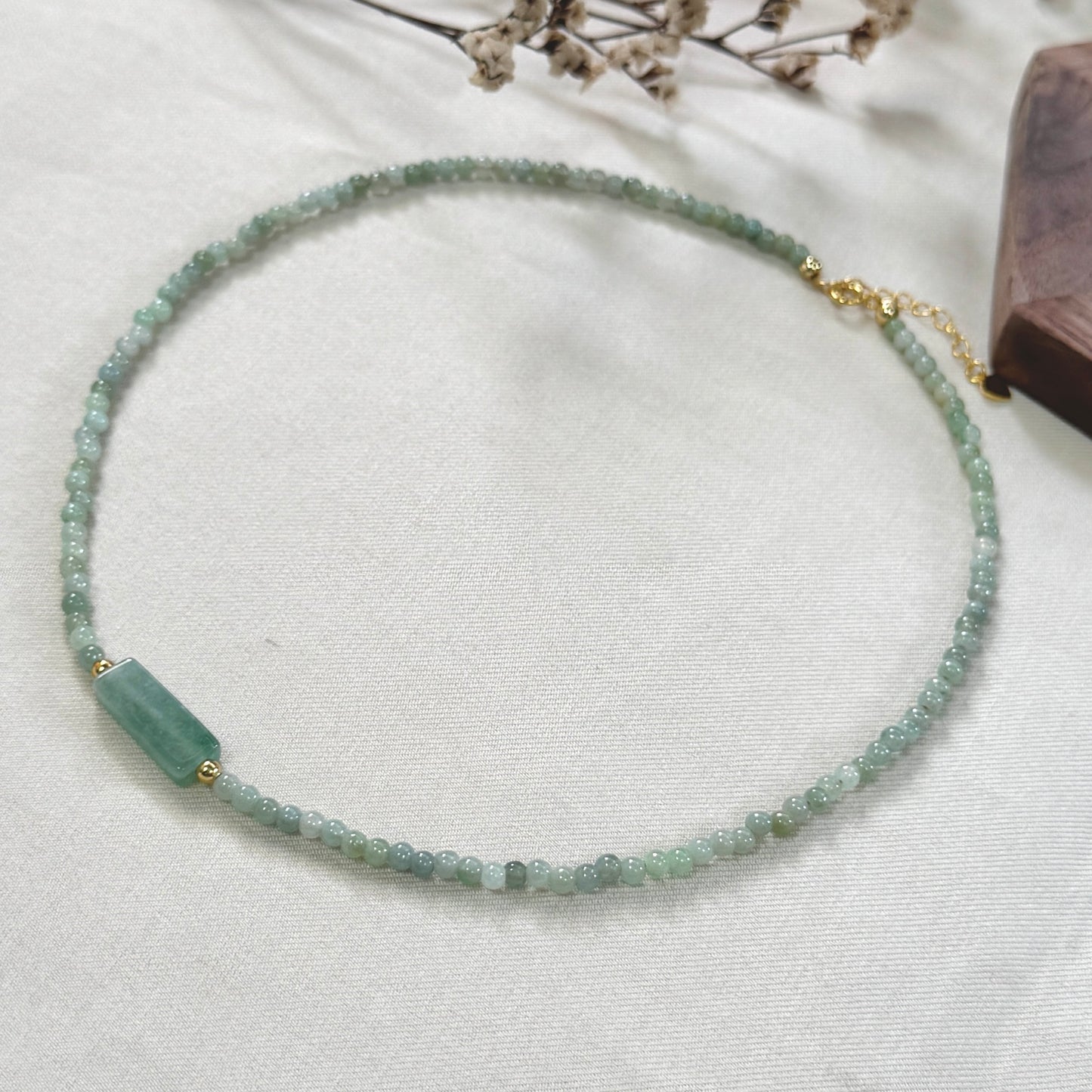 Jadeite Bar Necklace