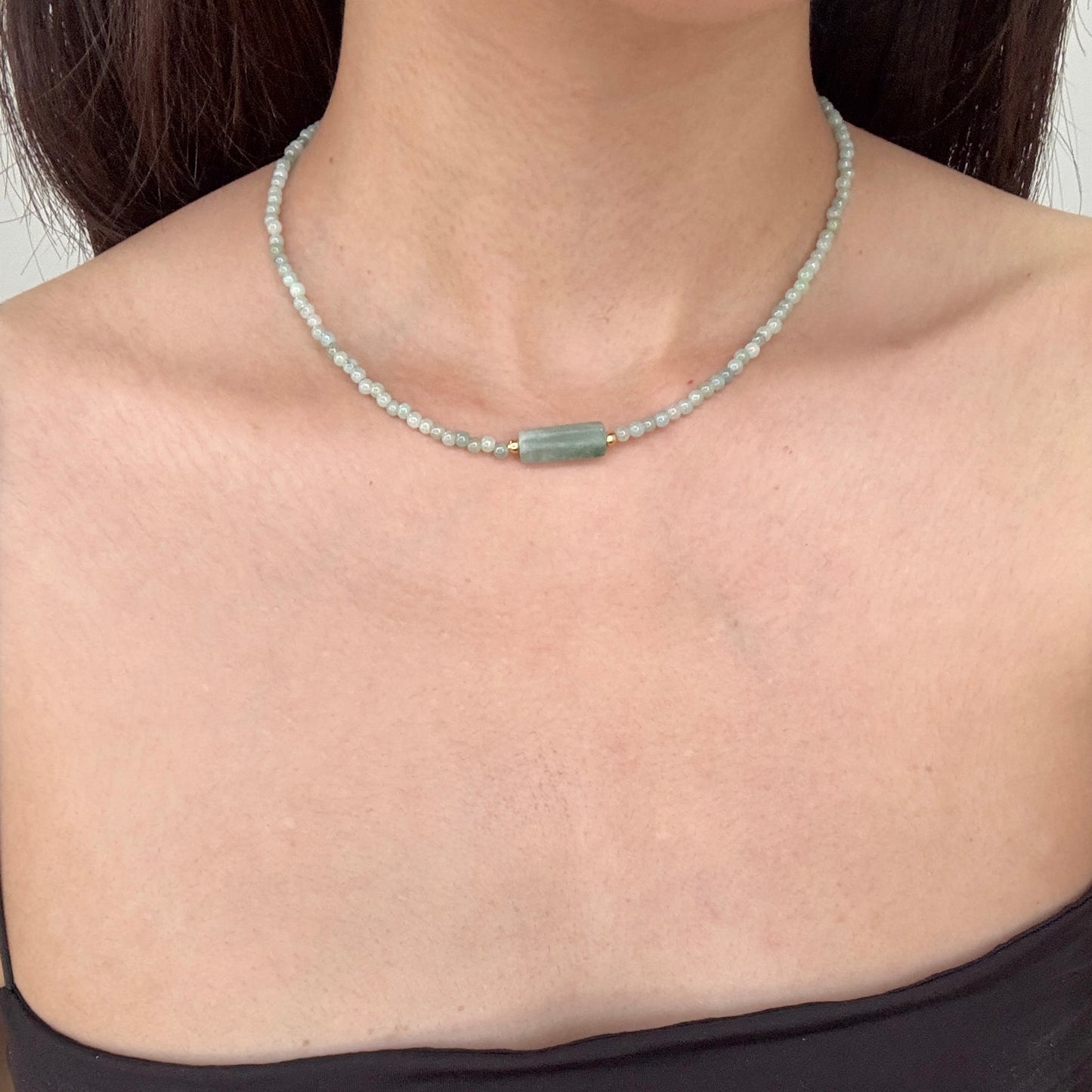 Jadeite Bar Necklace