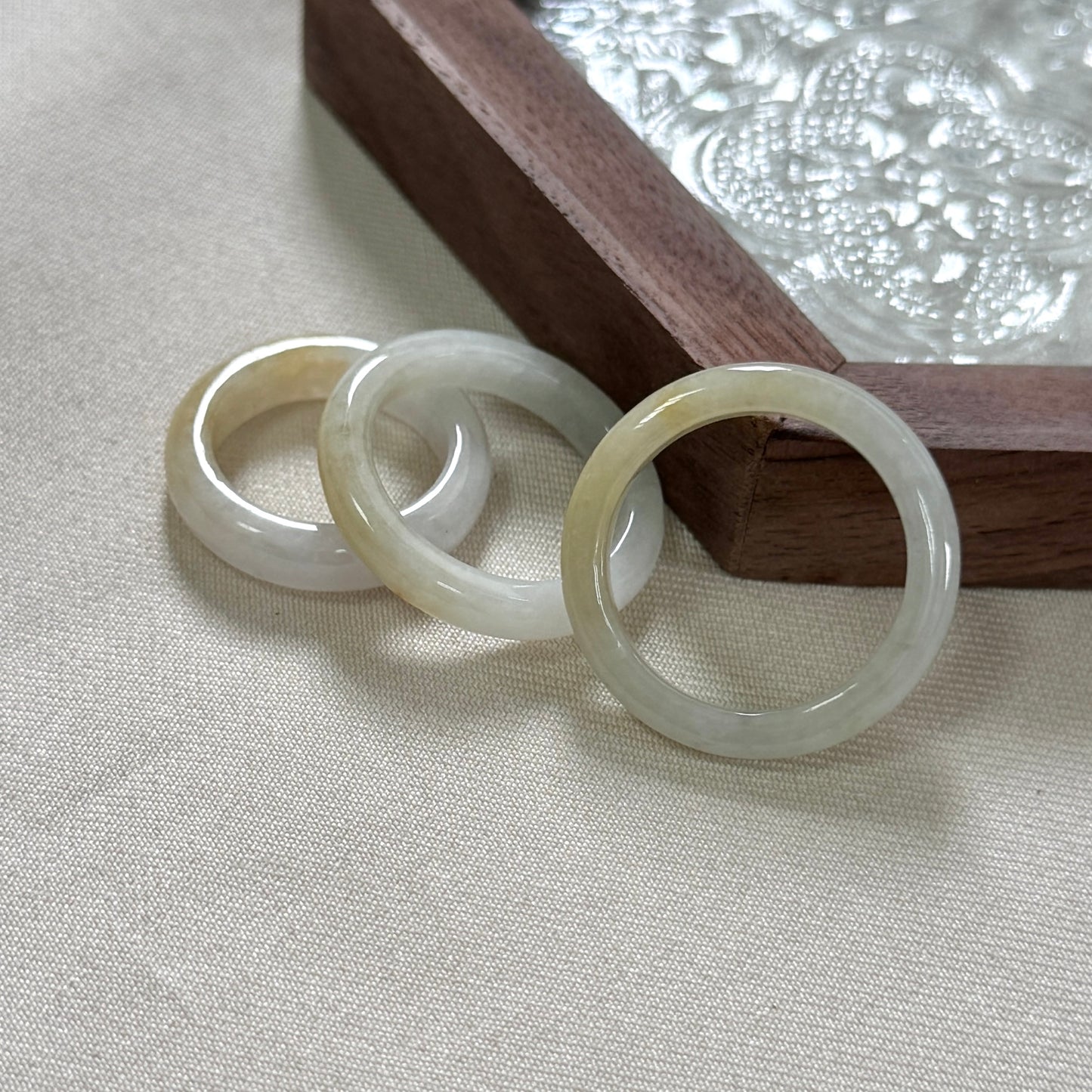 Dune Jadeite Rings