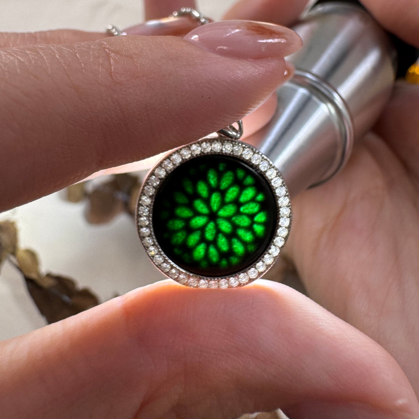 Round Omphacite Jadeite Necklace (01)