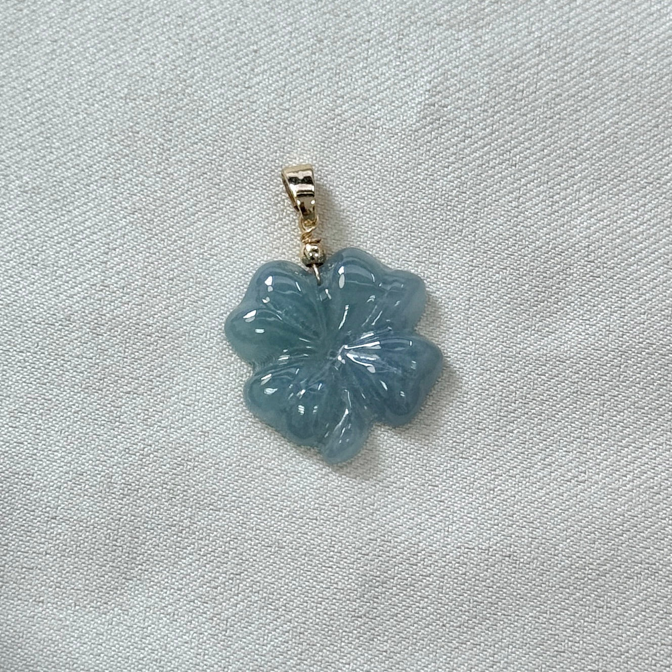 Four-leaf Clover Jadeite Necklace