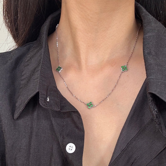 Green Gia Jadeite Necklace