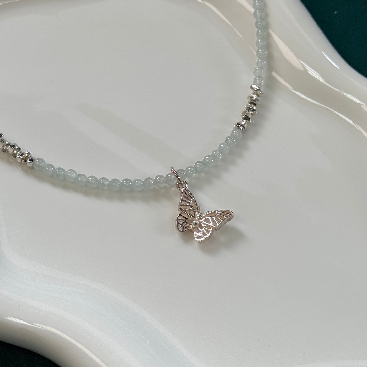 Papillon Jadeite Necklace
