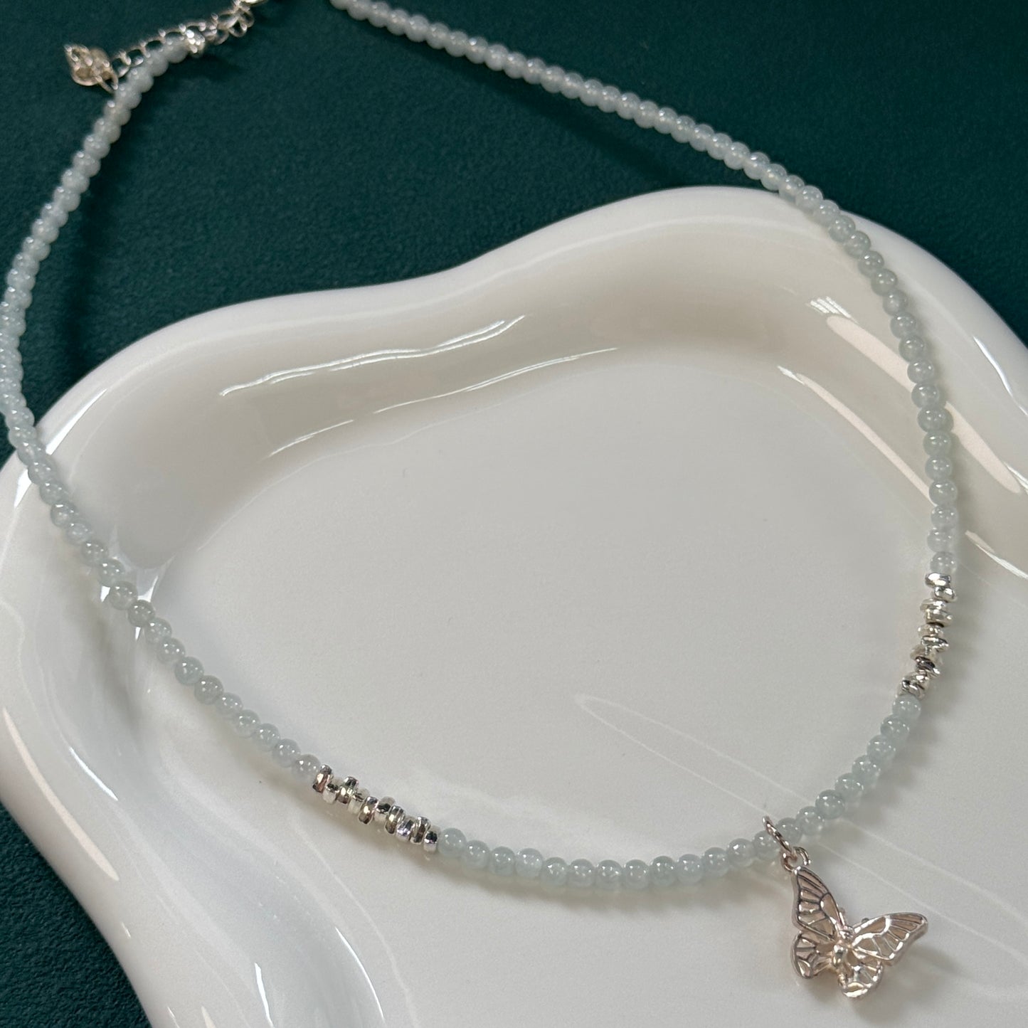 Papillon Jadeite Necklace