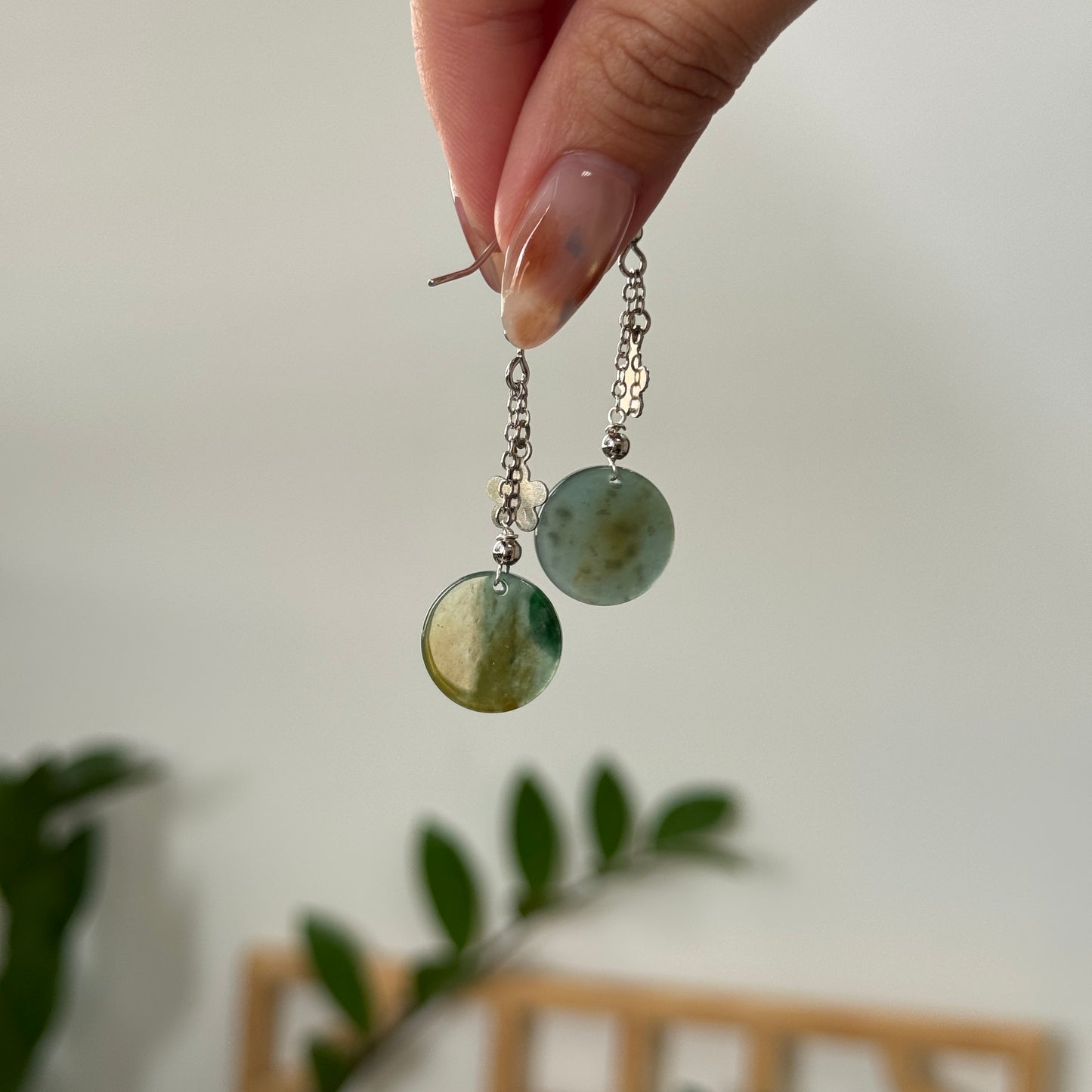 Vir Jadeite Drop Earrings