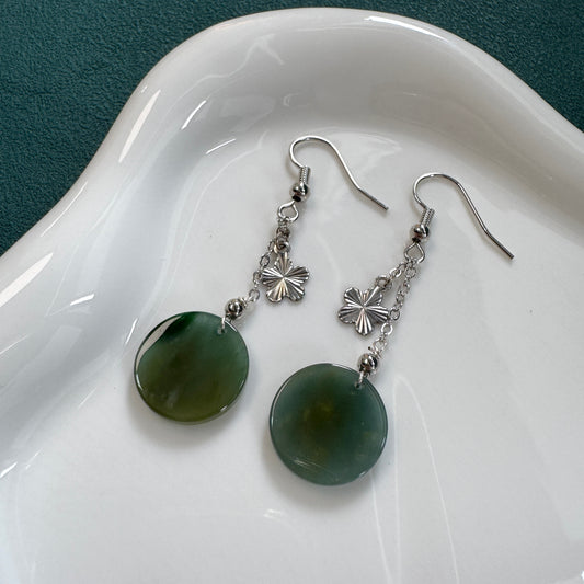 Vir Jadeite Drop Earrings