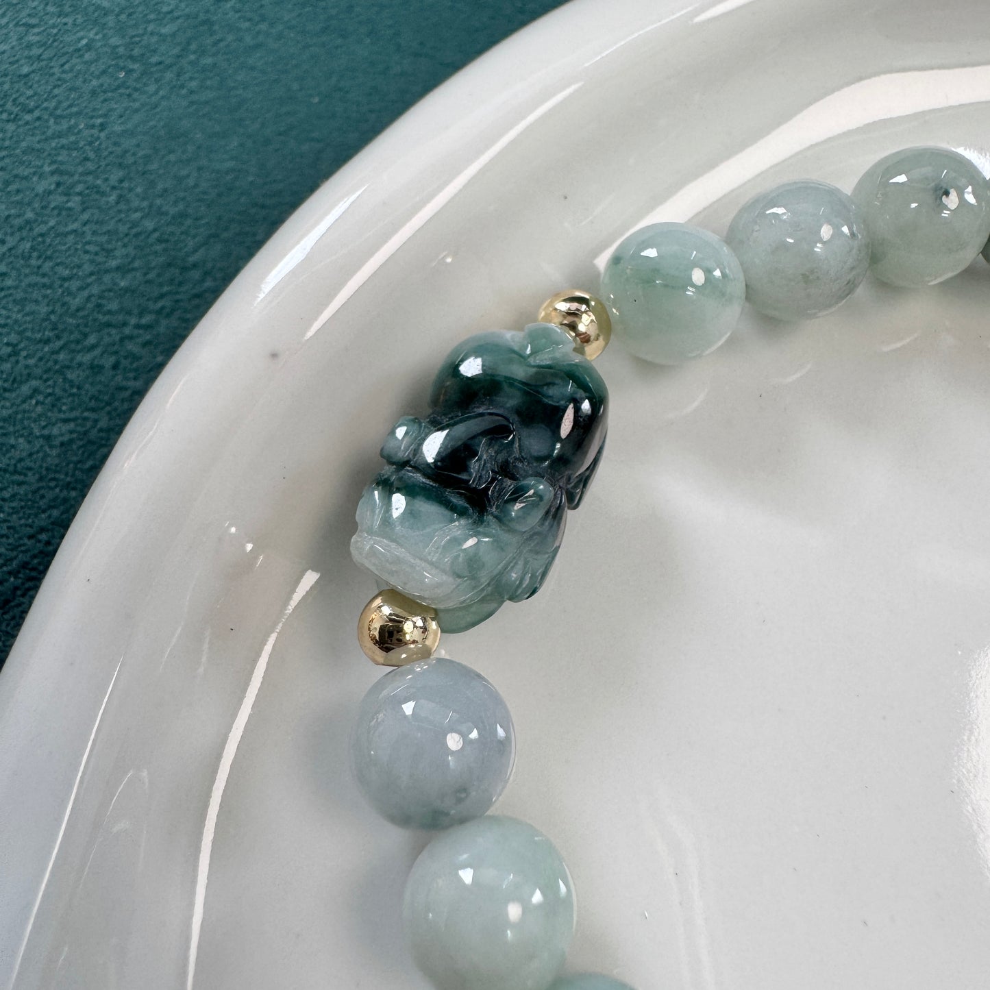 Pixiu Jadeite Bracelet | Piaohua