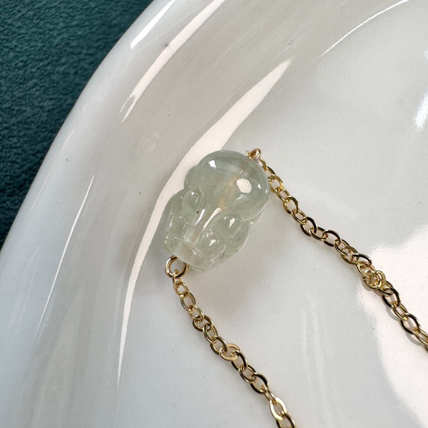 Pixiu Jadeite Bracelet | Icy Green