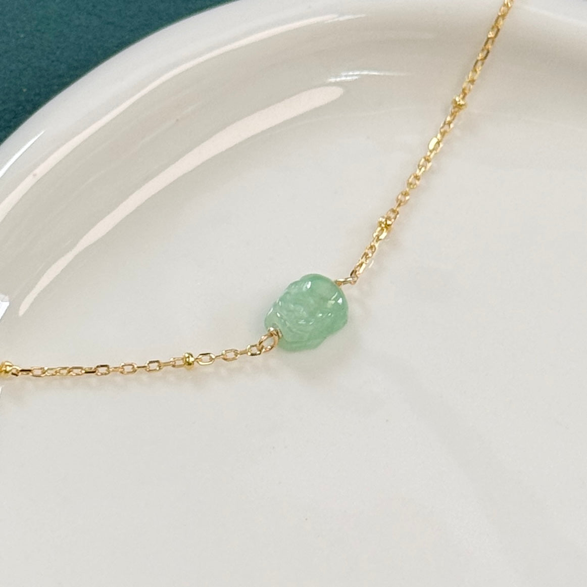 Pixiu Jadeite Bracelet | Green 04