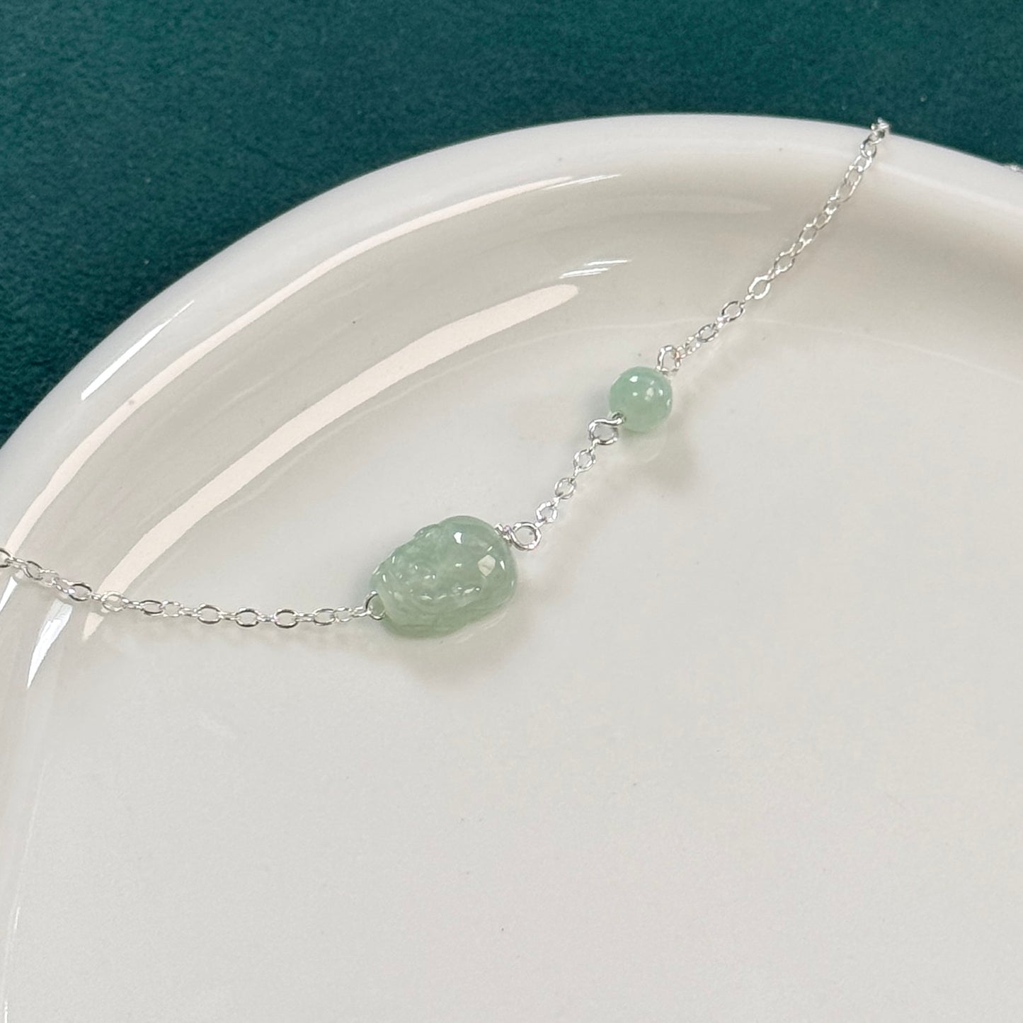 Pixiu Jadeite Bracelet | Green 03