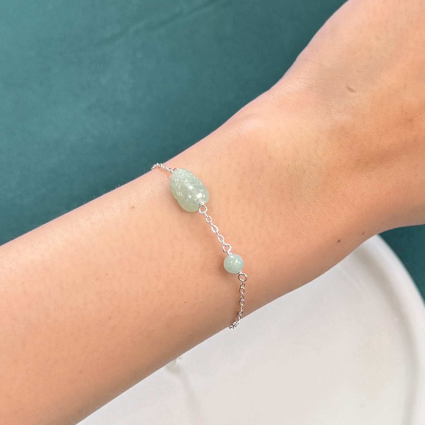Pixiu Jadeite Bracelet | Green 03