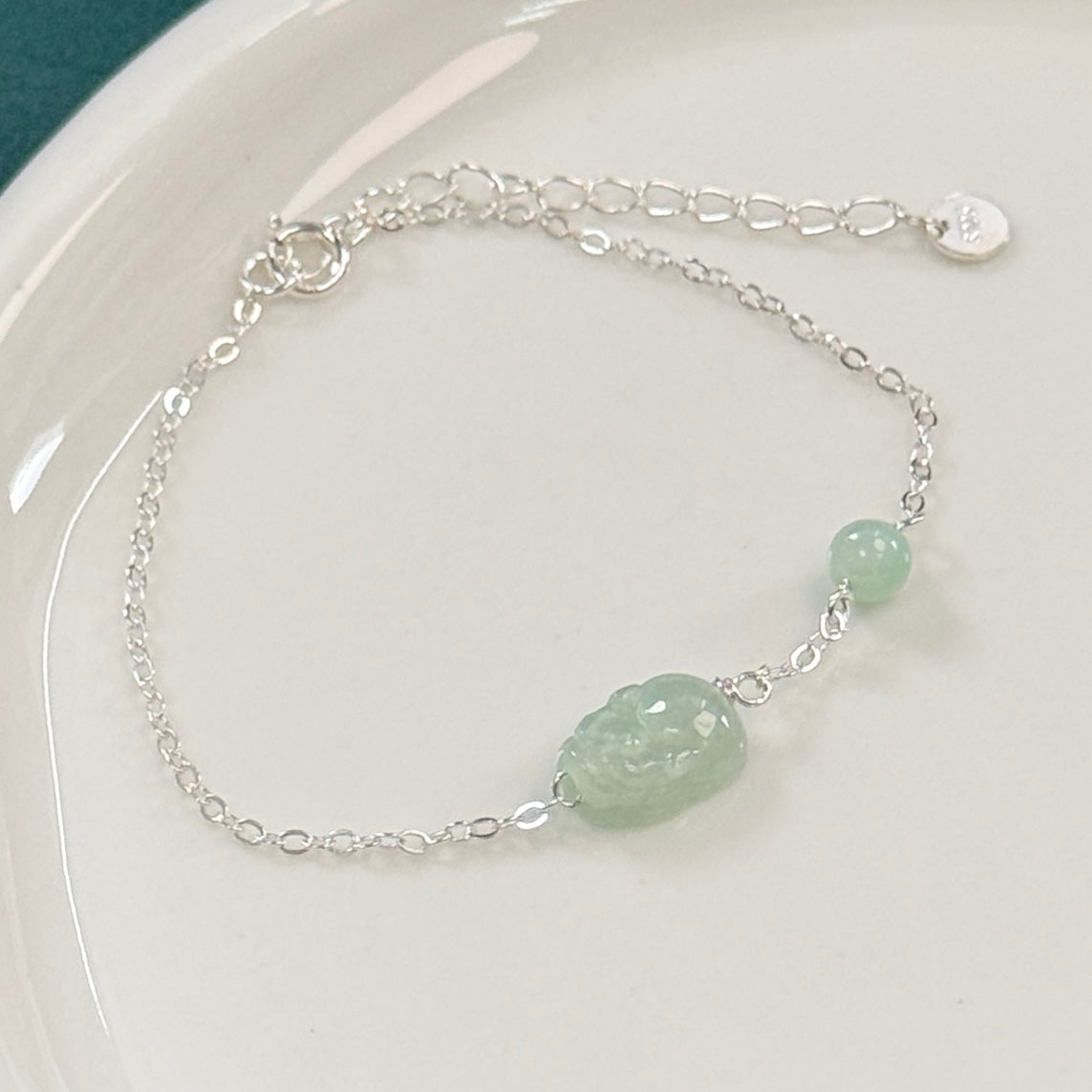 Pixiu Jadeite Bracelet | Green 03