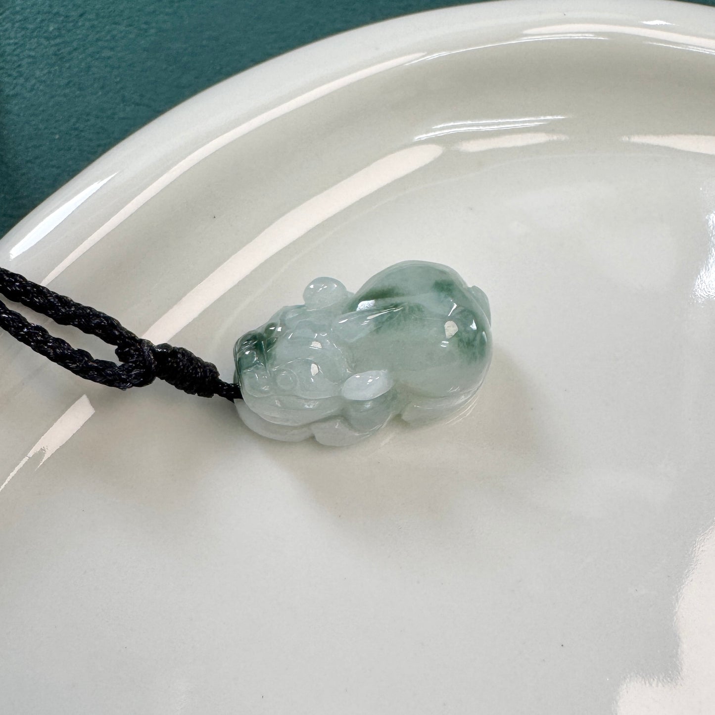 Pixiu Jadeite Necklace | Piaohua