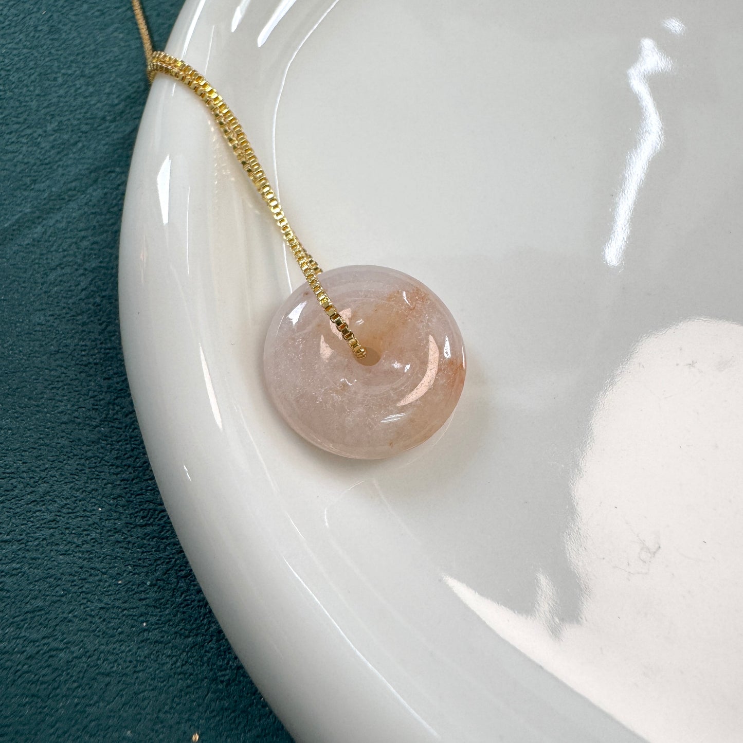Jīn Jadeite Doughnut Necklace | 03