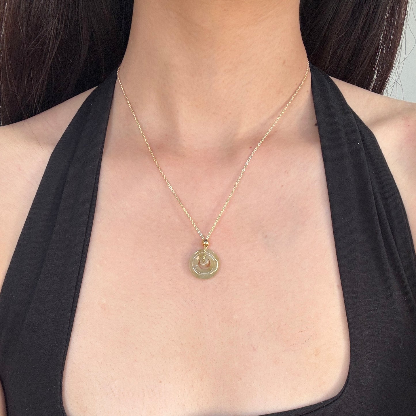 Jīn Jadeite Doughnut Necklace | 02
