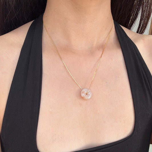 Jīn Jadeite Doughnut Necklace | 03