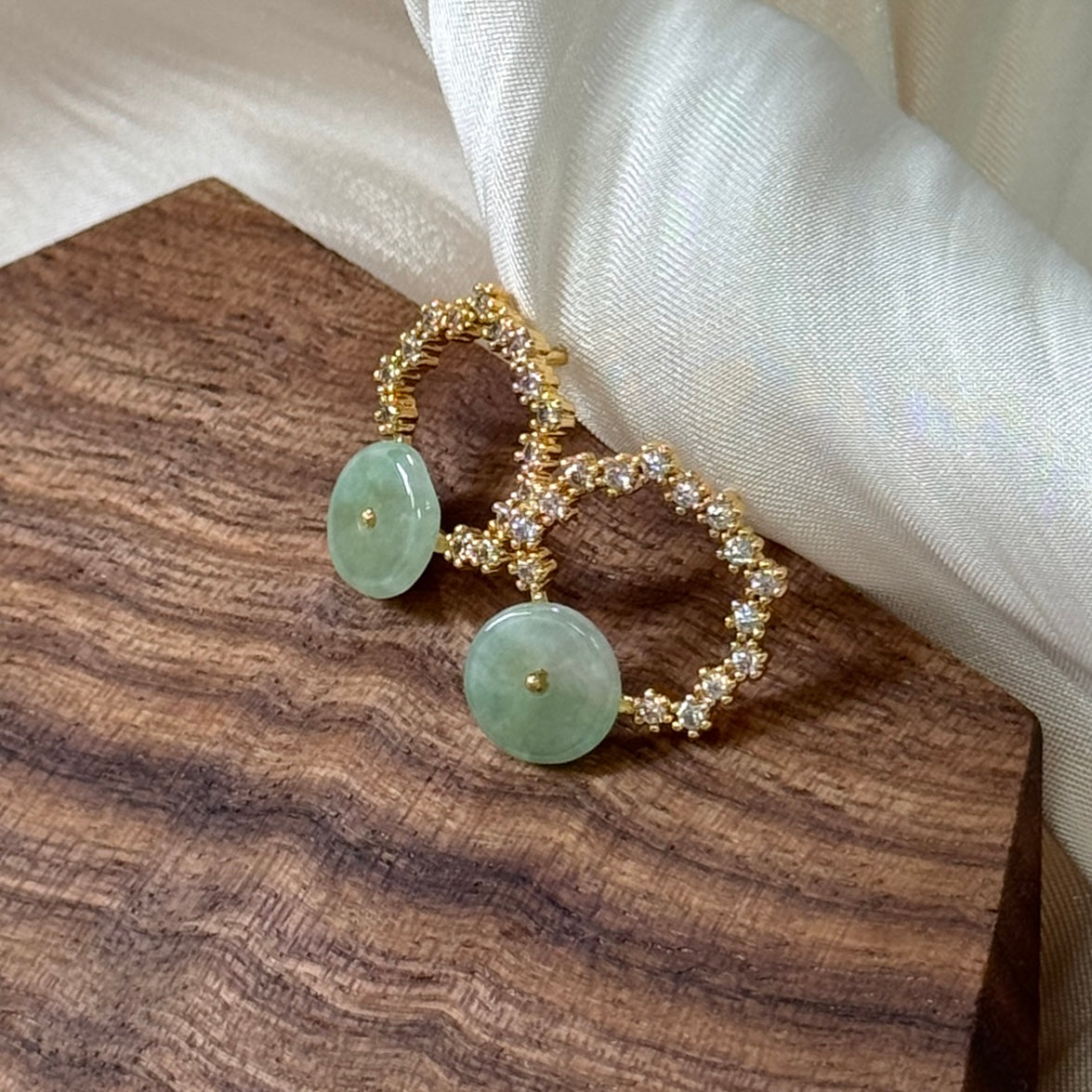 Aleena Jadeite Earstuds