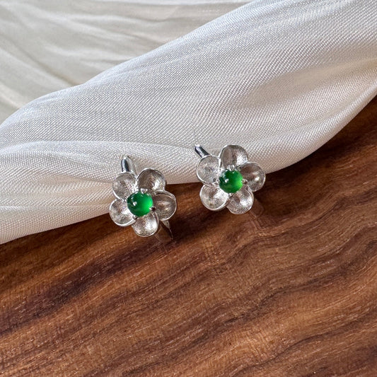 Posy Jadeite Huggies